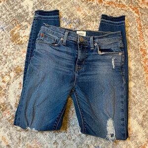 Hudson jeans Nico Midrise Crop super skinny Sz 26